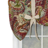 RLF Home Eccentric Tailored 100% Cotton with Fully Lined 3" Rod Pocket Valnance for Windows 50" x 20"