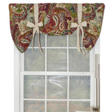 RLF Home Eccentric Tailored 100% Cotton with Fully Lined 3" Rod Pocket Valnance for Windows 50" x 20"