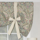 RLF Home Lady Queen Tailored 100% Cotton with Fully Lined 3" Rod Pocket Valnance for Windows 50" x 20" Multi