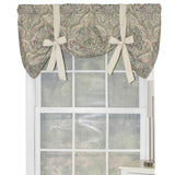 RLF Home Lady Queen Tailored 100% Cotton with Fully Lined 3" Rod Pocket Valnance for Windows 50" x 20" Multi