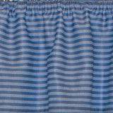 RLF Home Serpentine Tailored 100% Cotton with Fully Lined 3" Rod Pocket Valnance for Windows 50" x 14" Sky