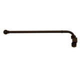 Versailles Swing Arm With Ball Finial Pair - Espresso