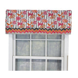 Merangerie Banded Style 3" Rod Pocket Valance 50" x 16" Sherbet by RLF Home