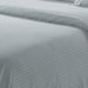 Plazatex Dobby Stripe Luxurious Ultra Soft Moisture Wicking Solid Color 6 Pieces Sheet Set Grey