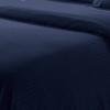 Plazatex Dobby Stripe Luxurious Ultra Soft Moisture Wicking Solid Color 6 Pieces Sheet Set Navy