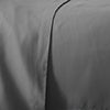 Plazatex Luxurious Ultra Soft 100% Cotton Moisture Wicking Solid Color Sheet Set Silver Gray