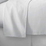 Plazatex Luxurious Ultra Soft 100% Cotton Moisture Wicking Solid Color Sheet Set White