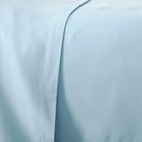 Plazatex Luxurious Ultra Soft 100% Cotton Moisture Wicking Solid Color Sheet Set Blue