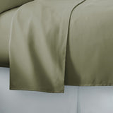 Plazatex Luxurious Ultra Soft 100% Cotton Moisture Wicking Solid Color Sheet Set Sage