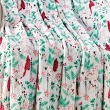 Plazatex Cardinal plush Decorative Machine Washable Throw 50" x 60" White
