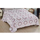 Plazatex Luxurious Ultra Soft Lightweight Yesenia Printed Bed Blanket Floral