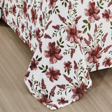 Plazatex Luxurious Ultra Soft Lightweight Rayla Printed Bed Blanket Floral