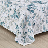 Plazatex Luxurious Ultra Soft Lightweight Dempsey Printed Blanket Light Blue