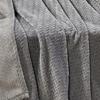 Plazatex Chevron Plush All Season Decorative Throw Blanket 50" x70" Grey