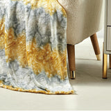 Plazatex Cillia Micro Plush Decorative All Season Throw Blanket 50" x 60" Multicolor