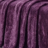 Plazatex Dama Embossed Decorative Super Soft Throw Blanket for Sleep/Decor 2 Pack 50