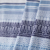 Plazatex Anissa Micro Plush 100% Polyester Soft Lightweight Throw Blanket 50" x 60" Blue