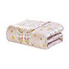 Plazatex 100% Polyester Butterfly Garden Lightweight Oversized Throw Blanket 60