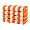 Plazatex Terry Cabana 80% Cotton 20% Polyester Oversized 4 Pack Beach Bath Towel 36" x 66"