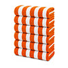 Plazatex Terry Cabana 80% Cotton 20% Polyester Oversized 6 Pack Beach Bath Towel 36" x 66"
