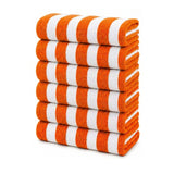 Plazatex Terry Cabana 80% Cotton 20% Polyester Oversized 6 Pack Beach Bath Towel 36" x 66"