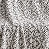 Plazatex Peralto Ultra Soft Plush 100% Polyester Lightweight Decorative Sofa Bed Throw 50"x60" Grey