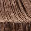 Plazatex Chevron Braided Stylish Soft Comfortable and Lightweight All Seasons Blanket King Choclate