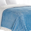 Plazatex Corduroy Lined Oversized All Season 100% Polyester Blanket King 108