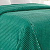 Plazatex Striata Lined Oversized All Season 100% Polyester Blanket Queen Teal