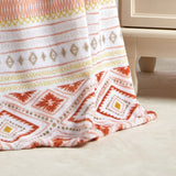 Plazatex Nayati Micro Plush 100% Polyester Soft Cozy Lightweight Throw Blanket 50" x 60" Nayati