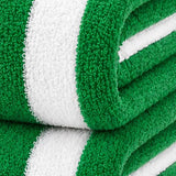 Plazatex Cabana Terry Cloth Stripe 80% Cotton 20% Polyester 2 Pack Beach Bath Towel