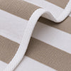 Plazatex Cabana Terry Cloth Stripe 80% Cotton 20% Polyester 2 Pack Beach Bath Towel