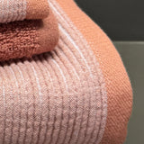 Plazatex Two Tone  Zero Twist 100% Cotton Soft & Absorbent 6 Piece Bathroom Towel Set