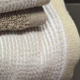 Plazatex Two Tone  Zero Twist 100% Cotton Soft & Absorbent 6 Piece Bathroom Towel Set