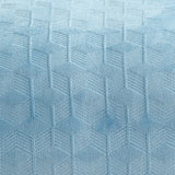 Plazatex Amrani Embossed Blanket Polyester Ultra Soft Plush Bed Blanket Queen 90"x90" Light Blue