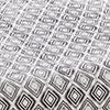 Plazatex Peralto Printed Soft Warm Lightweight 100% Polyester Plush Blanket Queen 90" x 90" Grey