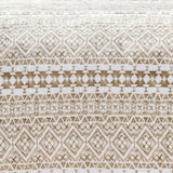 Plazatex Tala Printed Luxurious Ultra Soft Lightweight Bed Blanket Beige