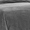 Plazatex Chevron Braided Stylish Soft Comfortable and Lightweight All Seasons Blanket Grey