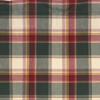 RLF Home Cabin Plaid Tailored 100% Cotton with Fully Lined 3" Rod Pocket Valnance for Windows 50" x 14" Forest