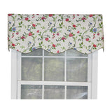 RLF Home English Ivy Provance 100% Cotton with Fully Lined 3" Rod Pocket Valnance for Windows 50" x 15" Spring