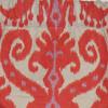 RLF Home Vibrant Colors in Southwest Designs Butterfly Stylish Windows Valance 3" Rod Pocket 50" x 16" Hibiscus Orange