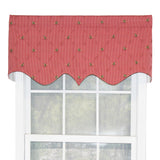 RLF Home Ribbit Regal High Quality Valance 3" Rod Pocket Window Treatment 50" x 17" Camelia Pink