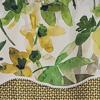 RLF Home Jungla Trimmed Glory 100% Cotton with Fully Lined 3" Rod Pocket Valnance for Windows 50" x 16" Forest