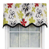 RLF Home Aria Ruffled Window Treatment Provance Valance 3