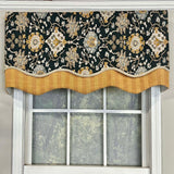 RLF Home Centennial Glory Window Treatment Valance 3" Rod Pocket 50" x 16" Cobalt Blue