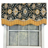 RLF Home Centennial Glory Window Treatment Valance 3" Rod Pocket 50" x 16" Cobalt Blue