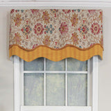 RLF Home Centennial Glory Window Treatment Valance 3" Rod Pocket 50" x 16" Marigold