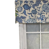 RLF Home Barclay Butera Tailored 100% Cotton with Fully Lined 3" Rod Pocket Valnance for Windows 50" x 14" Chambray