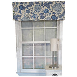 RLF Home Barclay Butera Tailored 100% Cotton with Fully Lined 3" Rod Pocket Valnance for Windows 50" x 14" Chambray