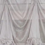 RLF Home Luxurious Modern Design Classic Sheers Victory Swag 3-Scoop Window Valance 50" x 25"